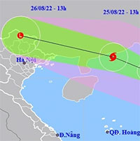 Bão số 3 Maon mạnh, di chuyển rất nhanh, gây mưa lớn ở miền Bắc