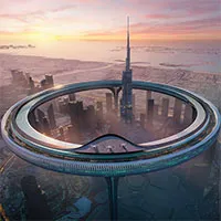"Thành phố tròn" chu vi 3.000m bao quanh tháp Burj Khalifa