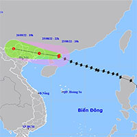 Bão số 3 Maon cách Móng Cái 350km, nhiều nơi ở miền Bắc mưa to
