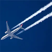 Hậu quả những vệt trắng do máy bay để lại trên trời