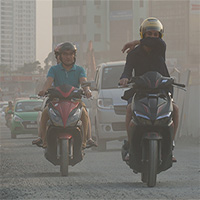 Không khí Hà Nội ô nhiễm đứng thứ 3 trên thế giới trong sáng nay