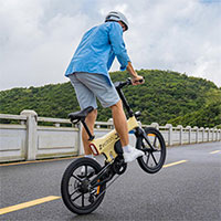 Xe đạp điện gấp có thể chạy 120km sau một lần sạc