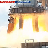 SpaceX khai hỏa 14 động cơ của tên lửa Super Heavy