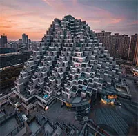 Chung cư Kim Tự Tháp: Kiến trúc bước ra từ phim khoa học viễn tưởng