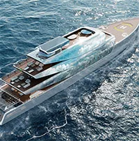 Hé lộ siêu du thuyền "tàng hình" được làm hoàn toàn bằng kính gương, chỉ dành cho giới siêu giàu
