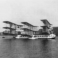 Chiếc máy bay 9 cánh kỳ dị này được thiết kế để băng qua Đại Tây Dương vào năm 1920