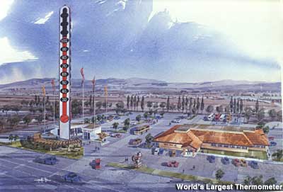 Chiếc nhiệt kế lớn nhất thế giới