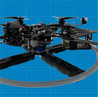 Nhóm nghiên cứu Đại học Chiết Giang tạo ra xe đạp một bánh có thể bay trên không