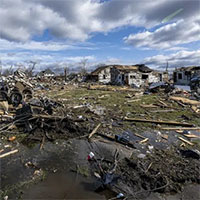 Lốc xoáy quét qua nhiều bang Mỹ, ít nhất 26 người thiệt mạng