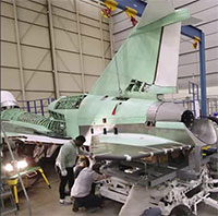 Máy bay siêu thanh 1.500km/h của NASA lắp đặt cụm đuôi