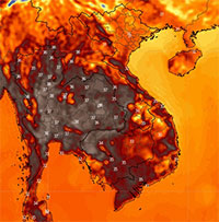 Nơi nào dễ bị sóng nhiệt tàn phá nhất?