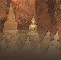 Lào phát hiện nhiều tượng Phật bằng vàng cùng nhiều cổ vật quý