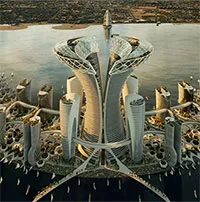 Dự án xây đảo y tế hình lưỡi liềm ở Dubai