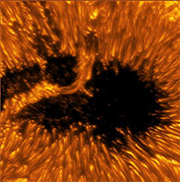 Hình ảnh chi tiết hiếm thấy về vết đen Mặt trời