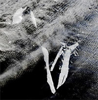 Tảng băng trôi lớn nhất thế giới vỡ nát