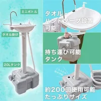 Người Nhật phát minh bồn rửa di động có thể mang theo mọi nơi