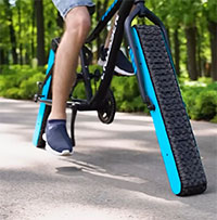 Xe đạp có bánh thì quá bình thường, giờ đây chúng ta có cả xe đạp không bánh