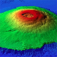 Núi lửa lớn nhất Hệ Mặt trời từng là đảo giữa biển