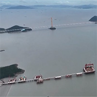 Trung Quốc thi công cầu đường sắt - đường bộ dài nhất thế giới
