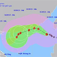 Bão số 3 SAOLA mạnh cấp 16, giật trên cấp 17 tiến vào biển Đông