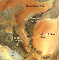 Đế quốc hưng thịnh nhờ khai thác nước trên sa mạc Sahara