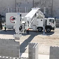 Robot xây dựng rải 300 viên gạch mỗi giờ
