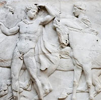 Phát hiện màu sắc ẩn giấu và hoa văn phức tạp trên đá cẩm thạch Parthenon 2.500 năm tuổi