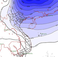 Miền Bắc sắp đón không khí lạnh mạnh tràn về
