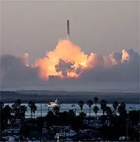 Thành công đến từ vụ nổ tên lửa mạnh nhất thế giới Starship
