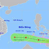 Bão trái mùa Jelawat khả năng suy yếu trước khi vào Biển Đông