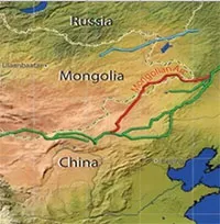 Bức tường cong dài 405km bí ẩn chạy dọc Mông Cổ