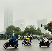 Miền Bắc sương mù, mưa phùn kéo dài