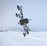 Drone trang bị động cơ phản lực tốc độ 480km/h