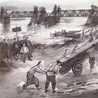 Một trăm năm trước con người đã xây dựng cầu treo như thế nào?
