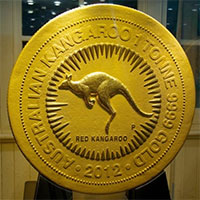 Kangaroo Australia - Đồng xu vàng lớn nhất thế giới