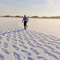 Vì sao bước chân của bạn trên tuyết lại gây tiếng kêu lạo xạo?