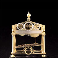Đồng hồ đo thời gian bằng bóng lăn thế kỷ 19
