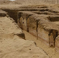 Phát hiện lăng mộ trang trí độc đáo thời kỳ Ai Cập cổ đại