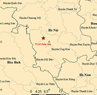 Xảy ra động đất có độ lớn 4 gây rung lắc ở nhiều khu vực trên địa bàn Hà Nội