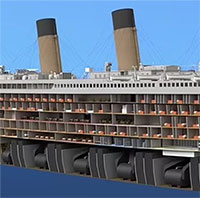 Mặt cắt hé lộ thiết kế tàu Titanic trước khi gặp nạn
