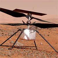 Trực thăng thám hiểm Ingenuity trên sao Hỏa gửi thông tin cuối cùng về Trái đất