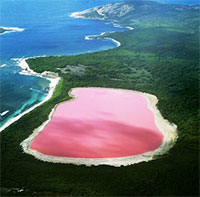 Tại sao ở Úc có nhiều hồ màu hồng?
