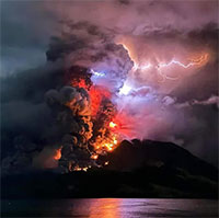 Núi lửa phun trào ở Indonesia đưa ra các phát hiện mới về khí hậu