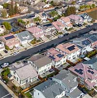 Pin mặt trời khiến giá điện âm ở California