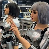 Nhà máy Trung Quốc sản xuất robot giống người thật
