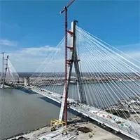 Cầu treo dài nhất Bắc Mỹ dự kiến thông xe trong năm 2025