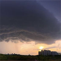 Miền Bắc sẽ mưa giông từ giữa tuần sau