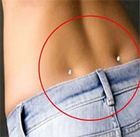 Những bí mật ẩn giấu trong hai lúm đồng tiền ở dưới thắt lưng