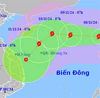 Bão Yinxing mạnh lên cấp 15, hướng vào Biển Đông trong sáng mai
