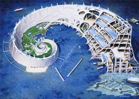 Xây thành phố từ nước biển